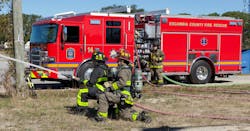 Fire officers/fireground commanders must recognize that their tactical options are constrained when they are limited to low staffing and a restricted amount of tools and equipment. For example, an engine company that’s staffed with three firefighters might dictate that the driver operate a top-mounted deck gun that has a gate valve installed on it as part of an exterior/defensive attack, including to protect exposures. Fire officers/fireground commanders must recognize that their tactical options are constrained when they are limited to low staffing and a restricted amount of tools and equipment. For example, an engine company that’s staffed with three firefighters might dictate that the driver operate a top-mounted deck gun that has a gate valve installed on it as part of an exterior/defensive attack, including to protect exposures.