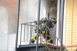 The inclusion of a fourth firefighter to an engine company crew means that a firefighter can be assigned as the door position/to manage pinch points, to allow the line to move in on a fire more rapidly. The power of one additional firefighter on a company totally can change the resources of a response. The inclusion of a fourth firefighter to an engine company crew means that a firefighter can be assigned as the door position/to manage pinch points, to allow the line to move in on a fire more rapidly. The power of one additional firefighter on a company totally can change the resources of a response.