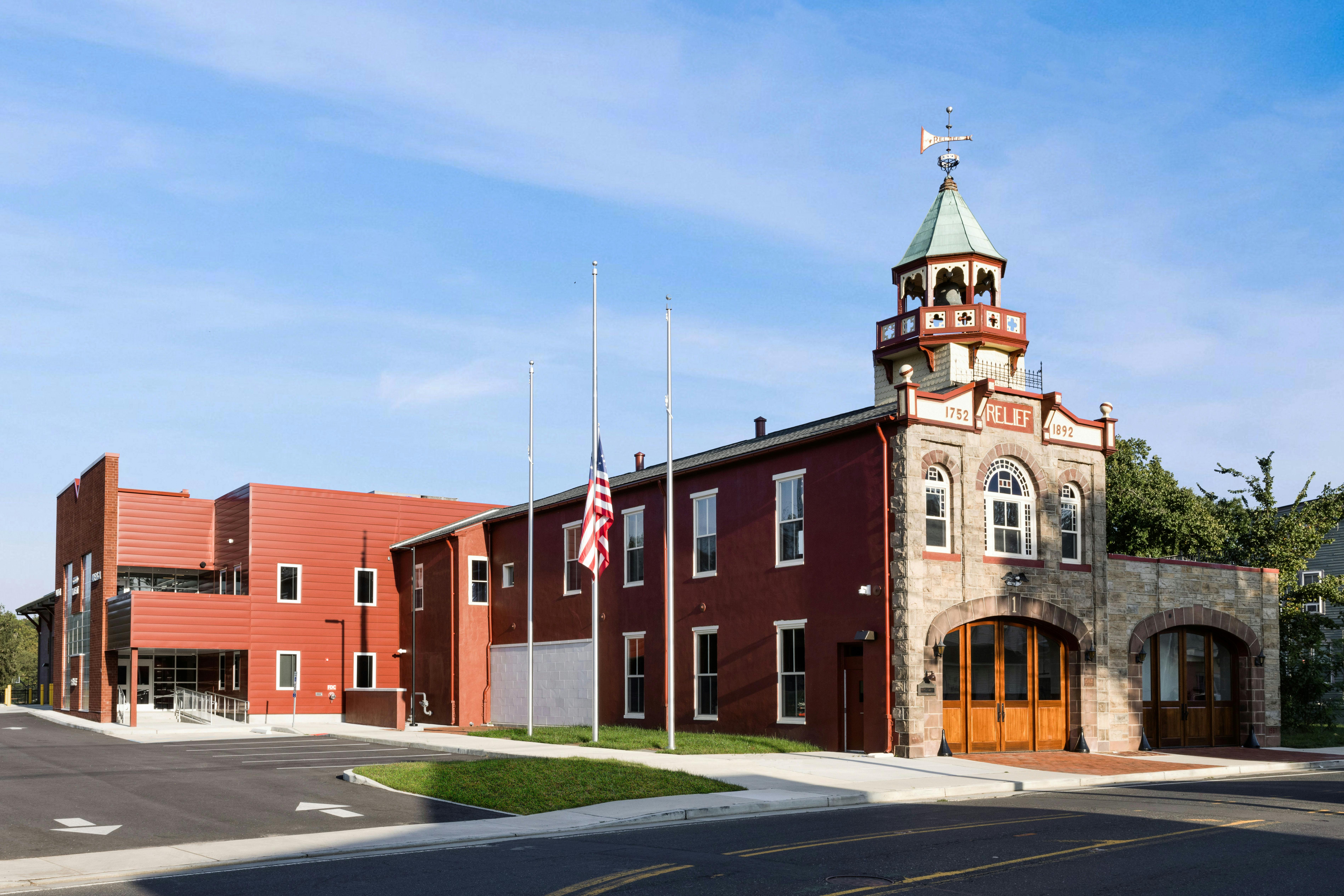 Station Design Awards - Mount Holly Fire District No. 1 Relief Firehouse - Regan Young England Butera
