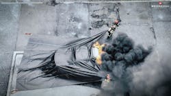 The coating that's applied to fire blankets that are used in the mitigation of electric vehicle (EV) lithium-ion (li-ion) battery fires is a key component in the devices' effectiveness. The coating that's applied to fire blankets that are used in the mitigation of electric vehicle (EV) lithium-ion (li-ion) battery fires is a key component in the devices' effectiveness.