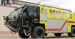 Bradley International Airport Enhances Operations with New Oshkosh Airport Products Striker ARFF Vehicles Bradley International Airport Enhances Operations with New Oshkosh Airport Products Striker ARFF Vehicles