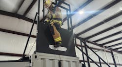 The TruBlue SafeLine Controlled Descent Device was easier to set up than a manual belay, and no human interaction was required to engage the device. The TruBlue SafeLine Controlled Descent Device was easier to set up than a manual belay, and no human interaction was required to engage the device.