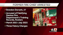 Former Denton Fire Chief charged with fraud, misusing town’s computers