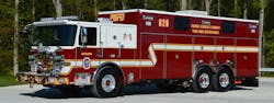 The Prince George’s County, MD, Fire/EMS Department (PGFD) operates several two-door cab, walk-in rescues in its fleet. Rescue Squad 820 is a 2024 Pierce Enforcer that’s built on a 25-foot aluminum body that has a 223½-inch wheelbase. The Prince George’s County, MD, Fire/EMS Department (PGFD) operates several two-door cab, walk-in rescues in its fleet. Rescue Squad 820 is a 2024 Pierce Enforcer that’s built on a 25-foot aluminum body that has a 223½-inch wheelbase.