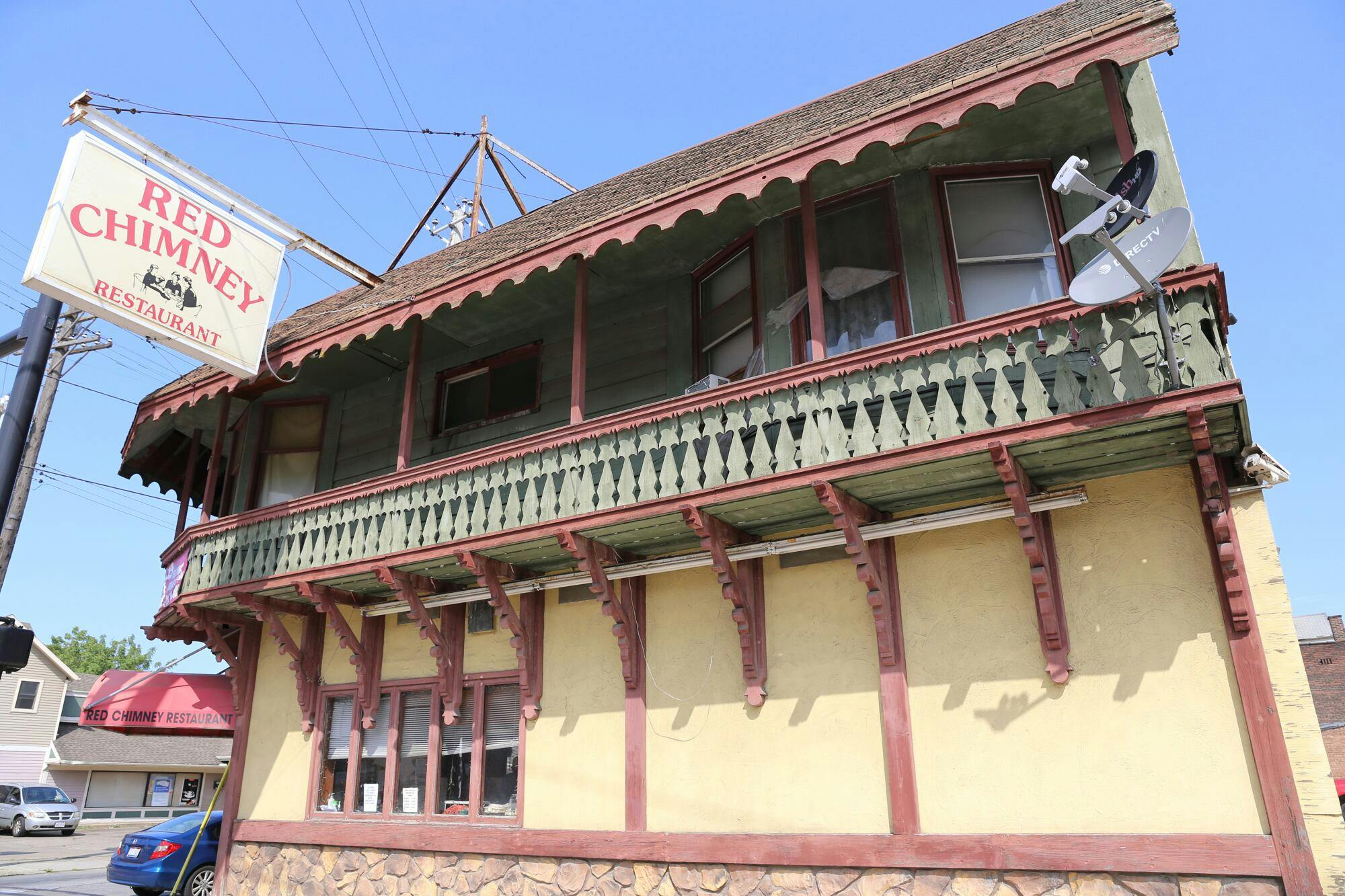 The Red Chimney Restaurant featured in the latest Superman movie sustained water damage.