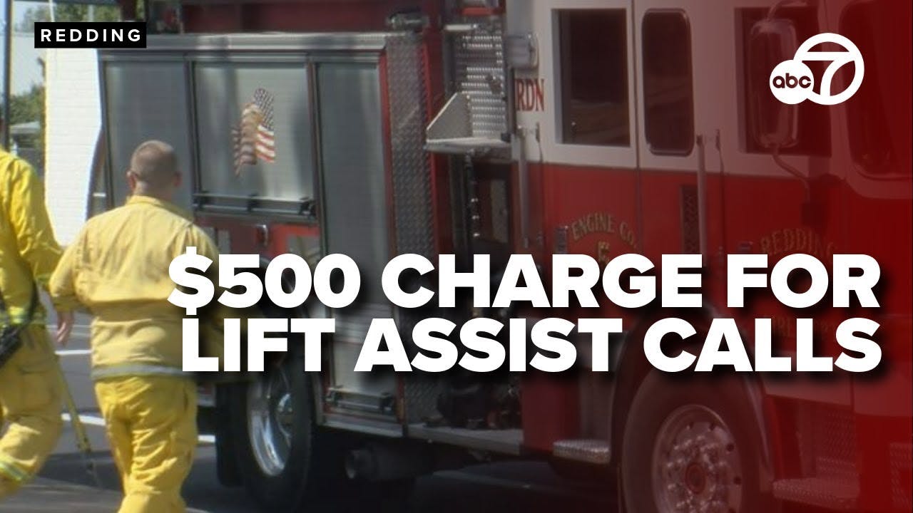 Redding imposes $500 fee for lift assists to fund fire services