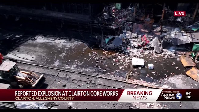 Explosion Leaves One Dead at US Steel Clairton Coke Works plant