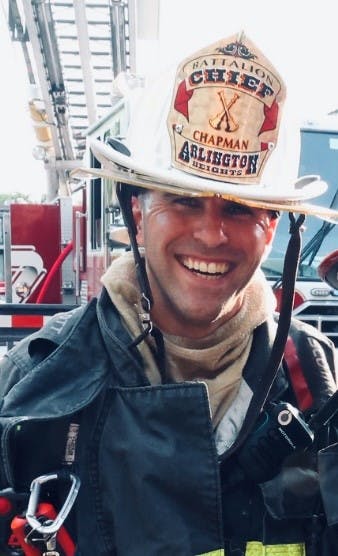 fire department battalion chief Ross Chapman Arlington Heights Illinois Fire Department