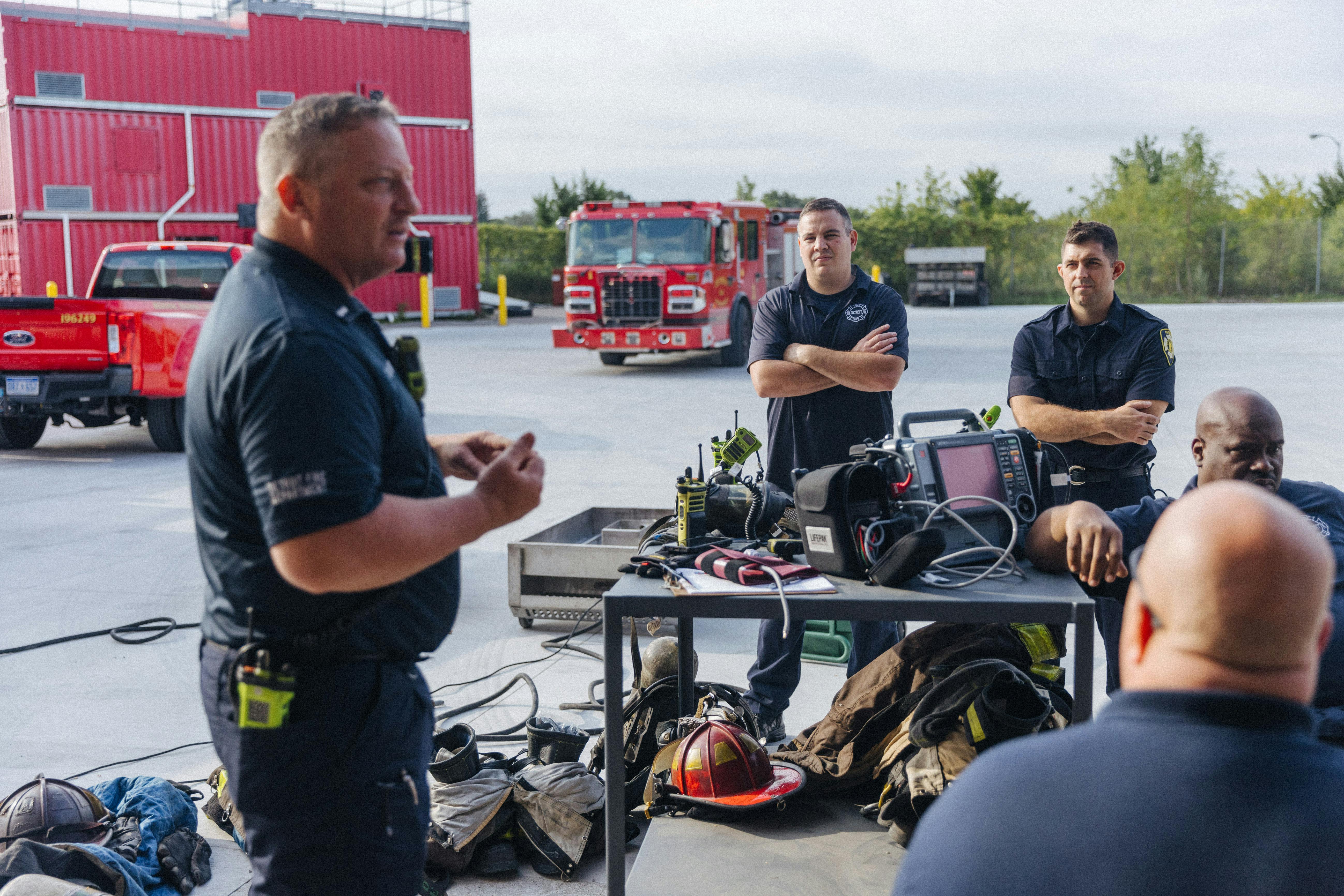 Where once the Detroit Fire Department&rsquo;s (DFD) approach to training might have been deemed basic, the department has injected excitement into its training program, including via the construction of a new training tower and the launch of specialized training modules. Photos courtesy of the Detroit Fire Department