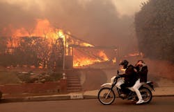 The Palisades fire in January killed a dozen people. The Palisades fire in January killed a dozen people.