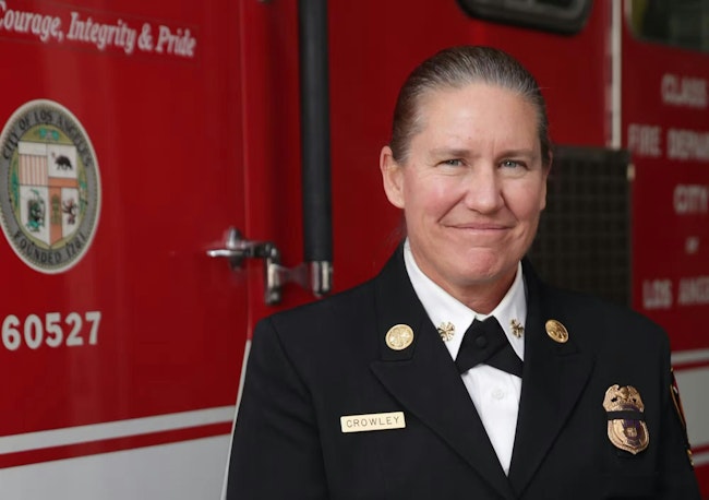 Former Los Angeles Fire Chief Kristin Crowley