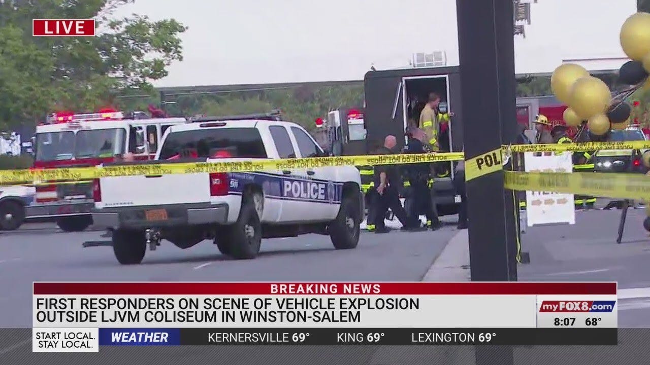 Liquid Propane Gas Sparked Coffee Truck Explosion Winston-Salem NC Fire Says