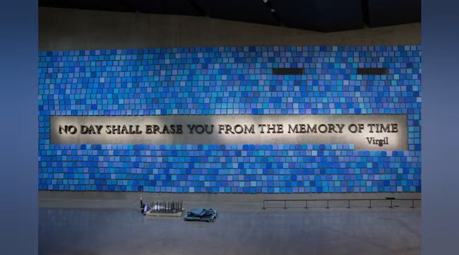 About 9,000 people visit the National September 11 Museum daily.