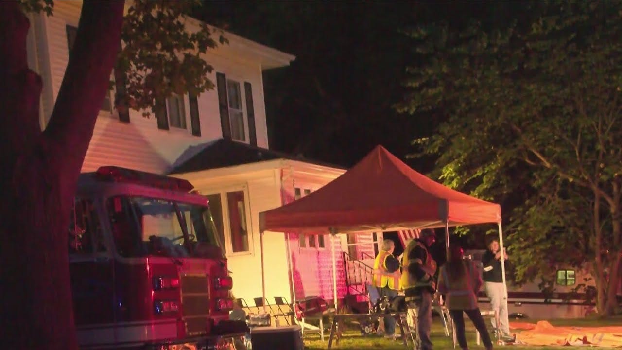 Multiple fire crews respond to massive warehouse fire in Gorham