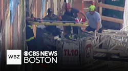 Injured construction worker rescued in Boston's South End