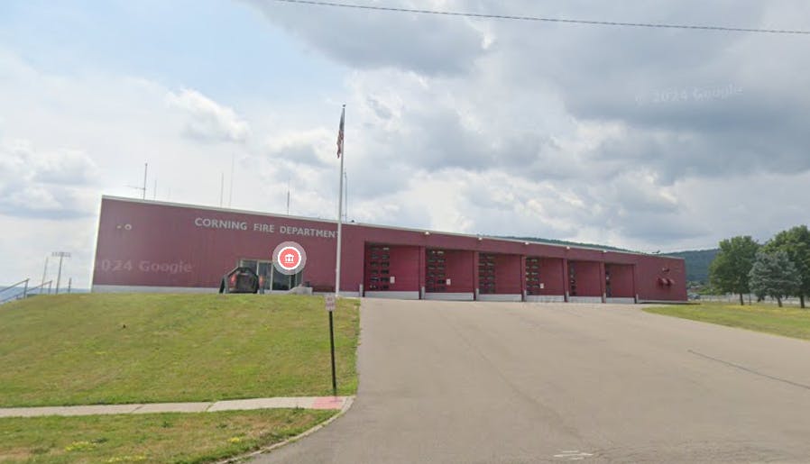 Testing by the New York State Department of Conservation found semi-volatile chemicals in the ground at the Corning fire station.