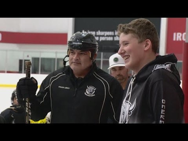 San Antonio Firefighter Thanked for Saving Teen's Life at Hockey Game