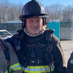 firefighting reading a roof Kevin Neely Lansing Michigan Fire Department