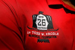 The Lt. Todd Krodle Firefighter Rescue Drill was made possible by a donation from the Krodle Foundation. The Lt. Todd Krodle Firefighter Rescue Drill was made possible by a donation from the Krodle Foundation.