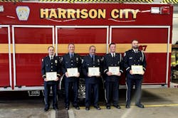 Firefighters from Harrison City, Irwin and Westmoreland were honored for the rescue of 11-year-old Kayli Kiss from an August house fire. Firefighters from Harrison City, Irwin and Westmoreland were honored for the rescue of 11-year-old Kayli Kiss from an August house fire.