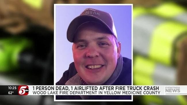 One Killed, Two Critical in Wood Lake, MN, Fire Apparatus Rollover