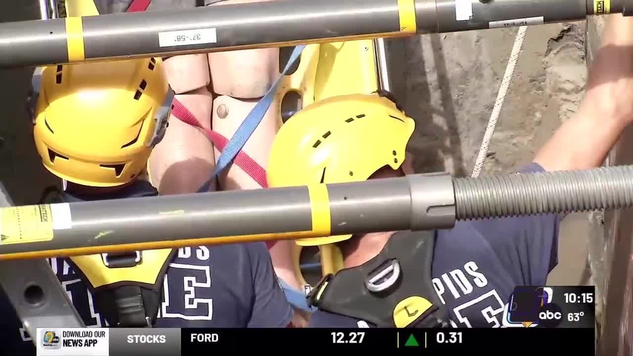 Firefighters train for rare, dangerous rescue