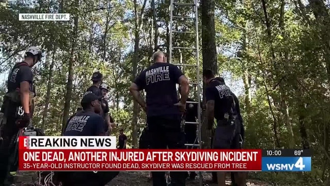 Police: Skydiving Instructor Dies in Fall Without Parachute in Nashville