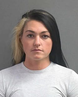 Orange County firefighter Gabrielle Franze was arrested by the Volusia County Sheriff’s Office for allegedly littering the lawn of her ex-boyfriend and his new girlfriend with tampons. Orange County firefighter Gabrielle Franze was arrested by the Volusia County Sheriff’s Office for allegedly littering the lawn of her ex-boyfriend and his new girlfriend with tampons.