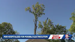 KCFD: Tree trimmer in critical condition after contact with power line
