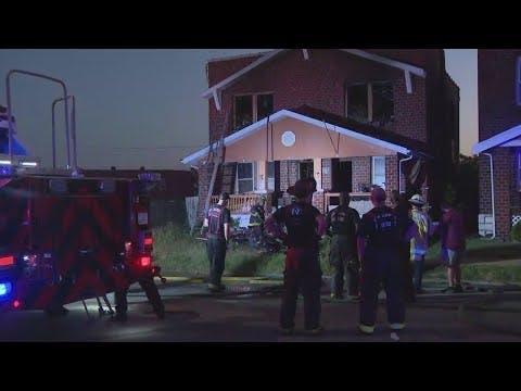 House fire in south St