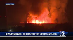 After Moss Landing fire, Newsom enacts tougher battery storage safeguards