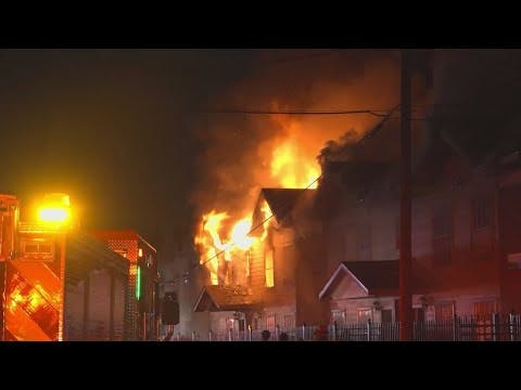 Firefighters rescue several residents from burning east Houston apartment building