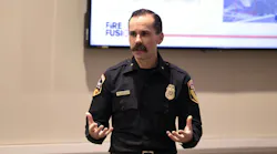 CAL FIRE’s Staff Chief Phillip SeLegue informs FireFusion attendees about the technologies that CAL FIRE uses for wildfire prevention and response.