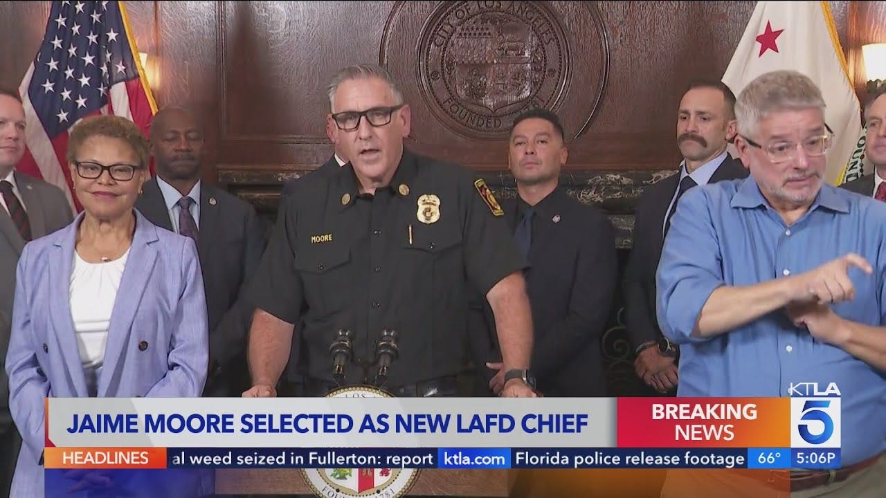 Mayor Bass appoints new Los Angeles Fire Department Chief