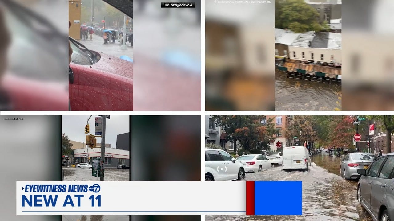 Two men die in flooded basements during storm in New York City