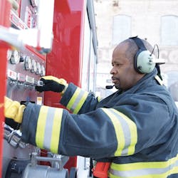 David Clark Headset Systems provide clear communication and hearing protection despite blaring sirens, engaged engines, running pumps and general fireground noise. David Clark Headset Systems provide clear communication and hearing protection despite blaring sirens, engaged engines, running pumps and general fireground noise.