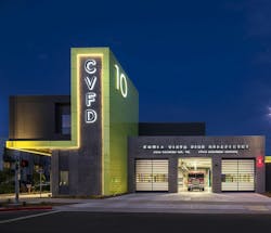 The right apparatus bay door can make all the difference in station response times. With an extremely fast opening speed up to six and a half feet per second, the Speed-Guardian 5000 high-performance door is a proven solution. The right apparatus bay door can make all the difference in station response times. With an extremely fast opening speed up to six and a half feet per second, the Speed-Guardian 5000 high-performance door is a proven solution.