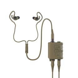 The INVISIO X7 in-ear-headset fits comfortably under helmets and respirators. The INVISIO X7 in-ear-headset fits comfortably under helmets and respirators.