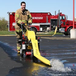 The firefighter-designed ROLLNRACK HOSE MANAGEMENT SYSTEM allows crews to work smarter, prevent injuries and get back in service faster. The firefighter-designed ROLLNRACK HOSE MANAGEMENT SYSTEM allows crews to work smarter, prevent injuries and get back in service faster.