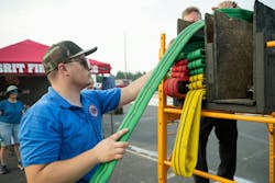Engineered for today’s demanding fireground, Snap-tite’s Gladiator attack hose delivers unmatched durability, flexibility and flow. Engineered for today’s demanding fireground, Snap-tite’s Gladiator attack hose delivers unmatched durability, flexibility and flow.