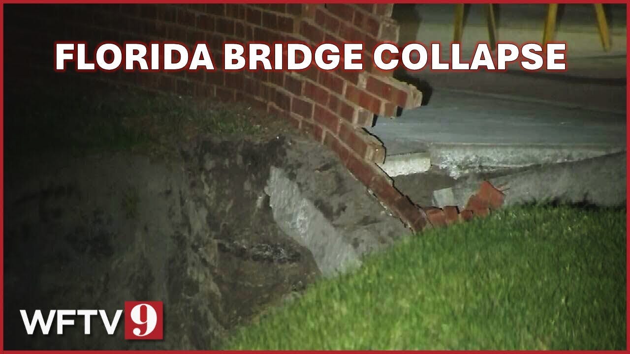 Eustis FL Firefighters Evacuate Neighborhood after Bridge Collapses