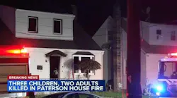 Five, Including Three Children, Killed in Paterson, NJ, House Fire