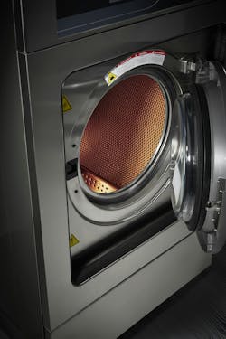 With the recent changes to NFPA standards on gear washing, Ram Air is introducing an extractor with a heated drum designed to clean bunker gear more effectively. With the recent changes to NFPA standards on gear washing, Ram Air is introducing an extractor with a heated drum designed to clean bunker gear more effectively.