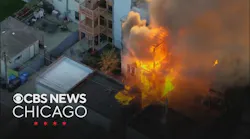 Massive fire erupts at Albany Park apartment building