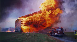 The cause of the fire at the Heaven Hill bourbon distillery never was determined. Two hypotheses (a lightning strike and a metal façade's contact with a downed power line) helped to create changes within the design and protection of rickhouses.