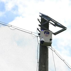 One of the FDNY-operated cameras that was equipped with an AI-powered software to notify firefighters of smoke or fire in city parks. One of the FDNY-operated cameras that was equipped with an AI-powered software to notify firefighters of smoke or fire in city parks.