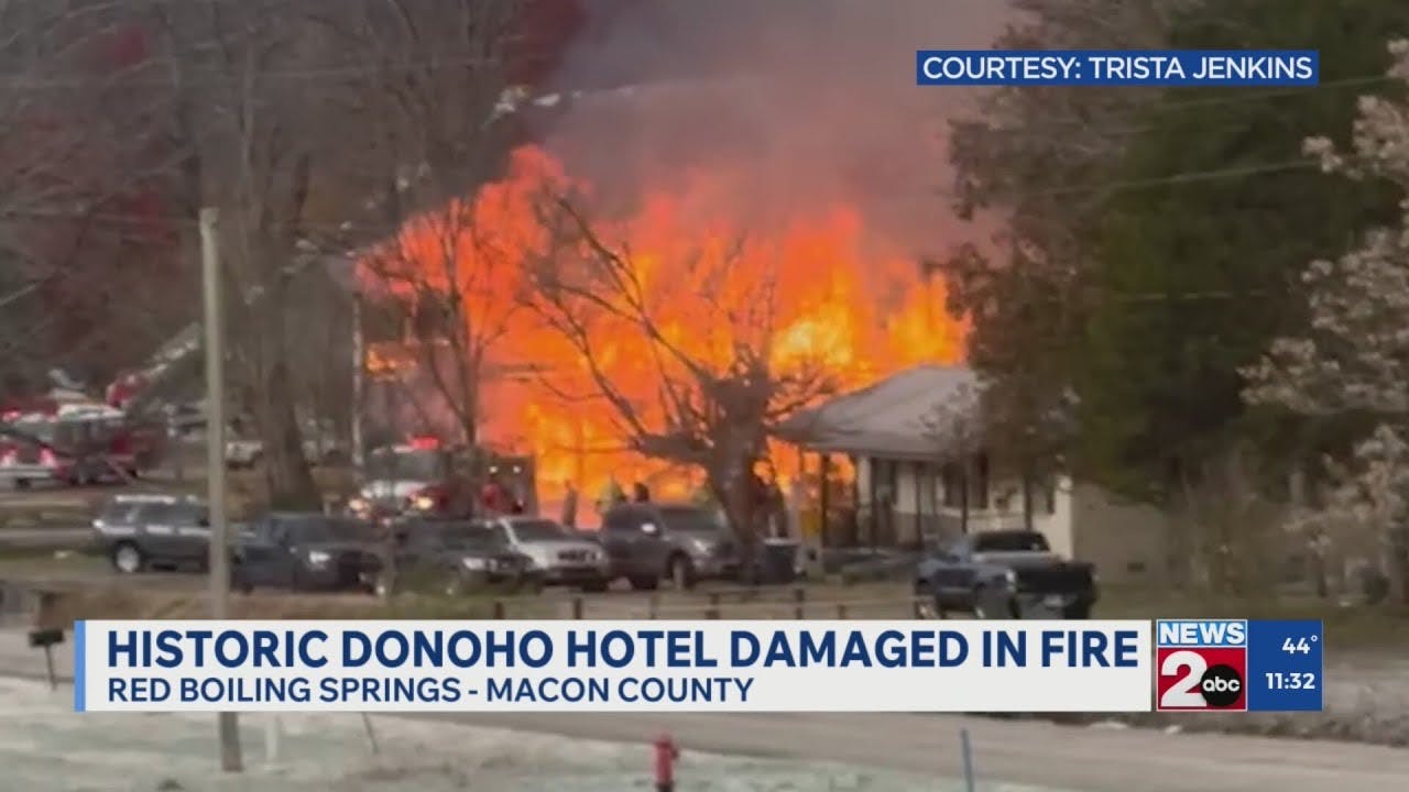 Historic Macon County, TN, Hotel Destroyed by Fire | Firehouse