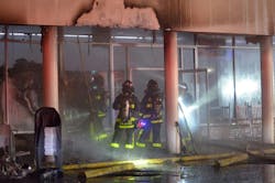 Typically, commercial building fires are more complex in all areas compared with residential fires and require larger attack lines longer pike poles and involved a larger foot print of the extinguishment area and the search area. Firefighters are more likely to get lost and disoriented in a commercial building than they are to get over run/burned in a residential fire. Commercial fires also require the use of search ropes when not on an attack hose line. Typically, commercial building fires are more complex in all areas compared with residential fires and require larger attack lines longer pike poles and involved a larger foot print of the extinguishment area and the search area. Firefighters are more likely to get lost and disoriented in a commercial building than they are to get over run/burned in a residential fire. Commercial fires also require the use of search ropes when not on an attack hose line.