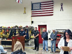 The Rock Creek Fire District held a ceremony to introduce the opening of its wellness room that opened Oct. 9. The Rock Creek Fire District held a ceremony to introduce the opening of its wellness room that opened Oct. 9.