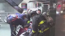 Woman set on fire on CTA train